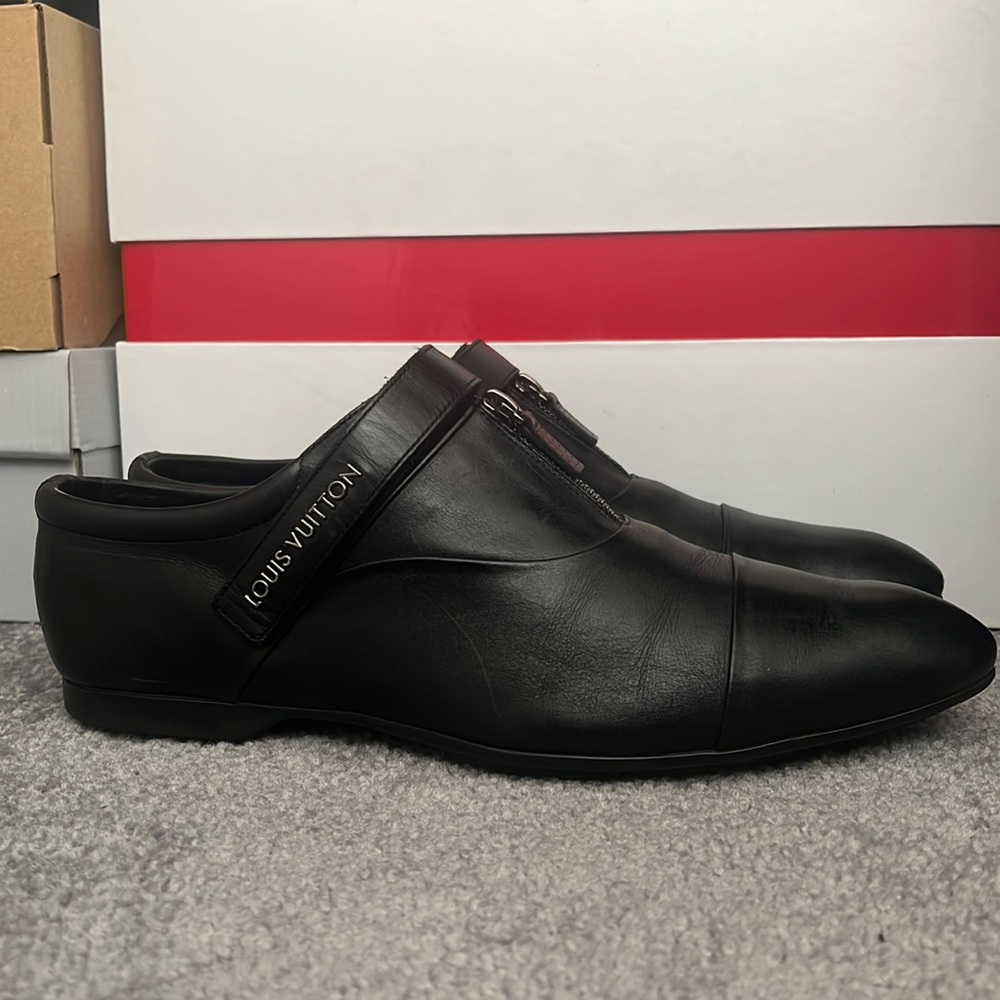 Louis Vuitton Zipper/Strap Dress Shoe 43 (10)